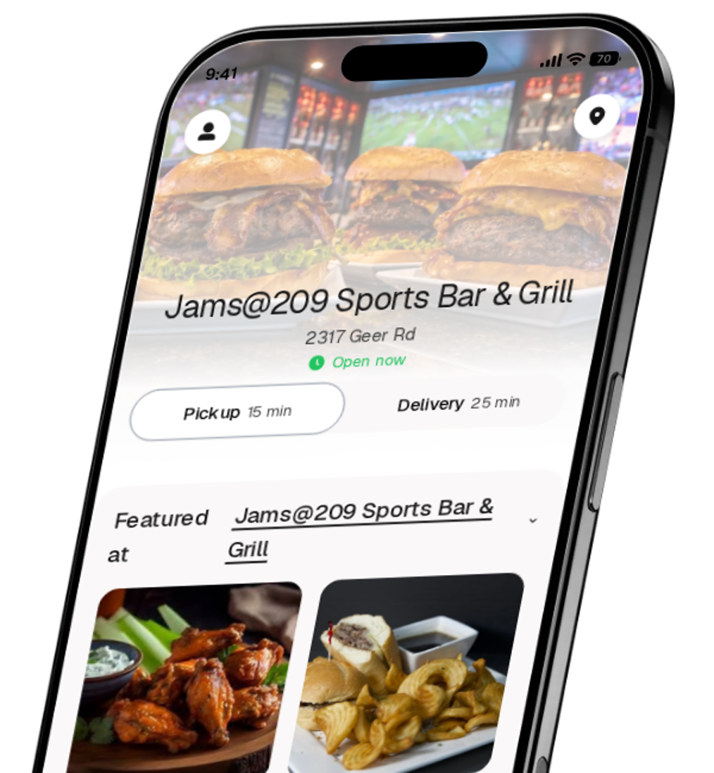 Jams@209 Sports Bar & Grill app preview