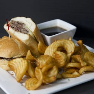 4 French Dip Sandwiches Platter