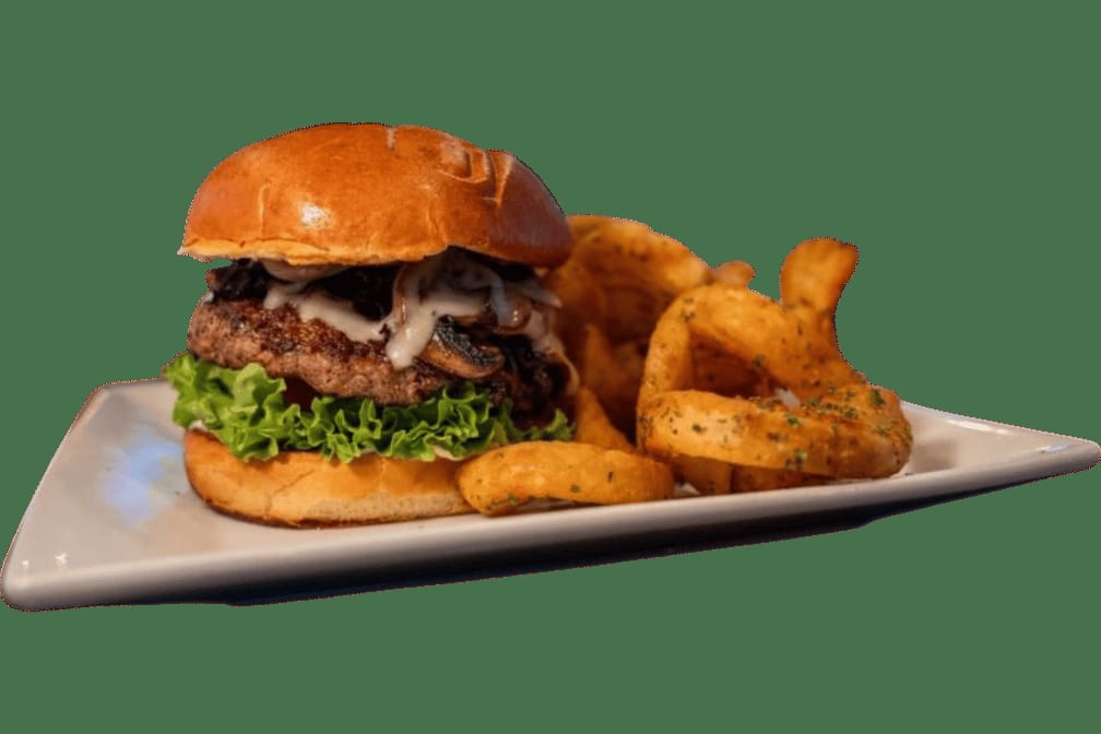 Caramelized Classic Burger.