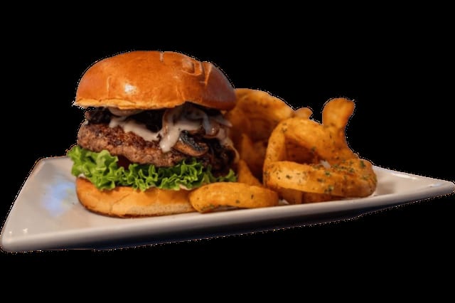 Caramelized Classic Burger.